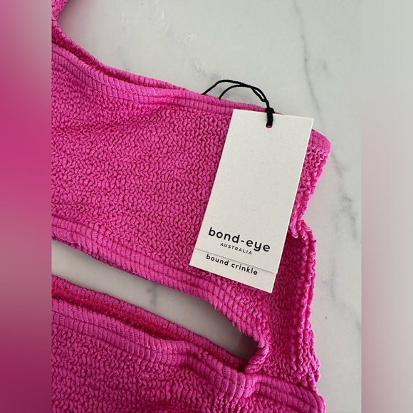 Bond-Eye Swim Rico One Piece in Blush Lurex - Picture 4 of 6